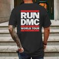 Run Dmc Official World Tour Mens Back Print T-shirt Gifts for Men