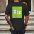 Runtz Hybrid Cannabis Strain Periodic Table Mens Back Print T-shirt Gifts for Men