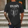 Rush Starman Logo Mens Back Print T-shirt Gifts for Men