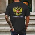 Russia Eagle Cccp Dobule Headed Eagle Udssr Russian Pride Mens Back Print T-shirt Gifts for Men