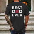 Rutgers Scarlet Knights_Best Dad Ever Mens Back Print T-shirt Gifts for Men