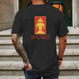 Sabaidee Tee Red And Yellow Lao Temple Mens Back Print T-shirt Gifts for Men