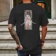 Samurai Japanese Katana Retro Art Print Bushido Mens Back Print T-shirt Gifts for Men