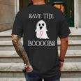 Save The Boooobs Breast Cancer Halloween Ghost Mens Back Print T-shirt Gifts for Men