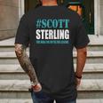 Scott Sterling The Man The Myth The Legend Mens Back Print T-shirt Gifts for Men