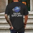 Sega Saturn Mens Back Print T-shirt Gifts for Men