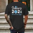 Senior 2021 Pandemic Style Quarantine Social Distancing Mens Back Print T-shirt Gifts for Men