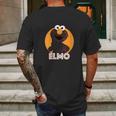 Sesame Street Elmo Scribble Mens Back Print T-shirt Gifts for Men