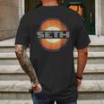 Seth Retro Vintage Sunlight Mens Back Print T-shirt Gifts for Men