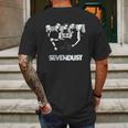 Sevendust Tshirt Mens Back Print T-shirt Gifts for Men