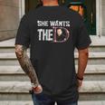 She Wants The Donnie Wahlberg Mens Back Print T-shirt Gifts for Men