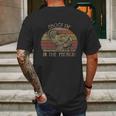 Shoot Em’ In The Pecker Turkey Hunting Mens Back Print T-shirt Gifts for Men