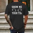 Show Me Your Tds Funny Fantasy Football Mens Back Print T-shirt Gifts for Men