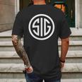 Sig Sauer Graphic Mens Back Print T-shirt Gifts for Men