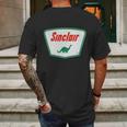 Sinclair Dino Mens Back Print T-shirt Gifts for Men