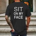 Sit On My Face Mens Back Print T-shirt Gifts for Men