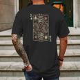 Skull Motorcycle Shirt Biker King Of Spades Card Game Poker Mens Back Print T-shirt Gifts for Men