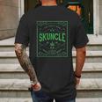 Skuncle Green Marijuana Uncle Mens Back Print T-shirt Gifts for Men