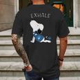 Snoopy Exhale Duke Mens Back Print T-shirt Gifts for Men