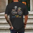 Snoopy Riding Bike It’S Ok To Be Different Autism Shirt Mens Back Print T-shirt Gifts for Men