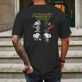 Snoopy War Mens Back Print T-shirt Gifts for Men