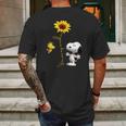 Snoopy And Woodstock You Are My Sunshine Mens Back Print T-shirt Gifts for Men