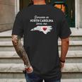 Someone In North Carolina Loves Me Mens Back Print T-shirt Gifts for Men