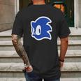 Sonic Team Mens Back Print T-shirt Gifts for Men