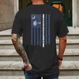 South Carolina State American Flag Mens Back Print T-shirt Gifts for Men