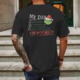 Special My Day I Am Booked The Grinch Schedule Mens Back Print T-shirt Gifts for Men