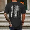 Spiritforged Apparel Us Space Force American Flag Mens Back Print T-shirt Gifts for Men