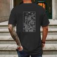 The Star Tarot Card Halloween Mermaid Gothic Witch Horror Mens Back Print T-shirt Gifts for Men