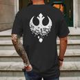 Star War Rebellion Mens Back Print T-shirt Gifts for Men