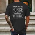 Mens Star Wars Rogue One Chirrut Force Is With Me Mens Back Print T-shirt Gifts for Men