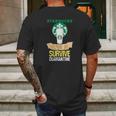 Starbucks Helping Me Survive Quarantine Mens Back Print T-shirt Gifts for Men