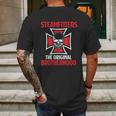 Steamfitters Skull Boiler Pipe Welders Gifts Mens Back Print T-shirt Gifts for Men