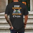 Stop Whining And Help Me Stack These Chips Poker Shirt Mens Back Print T-shirt Gifts for Men