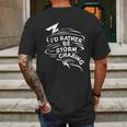 Storm Fanatic And Chasing Freak Mens Back Print T-shirt Gifts for Men