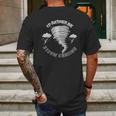 Storm Fanatic And Chasing Freak Chasers Gift Mens Back Print T-shirt Gifts for Men