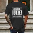 Straight Outta Baskin Robbins Movie And Fast Food Parody Mens Back Print T-shirt Gifts for Men