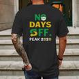 Subway No Days Off Peak 2020 Shirt Mens Back Print T-shirt Gifts for Men