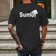 Sumo Japanese Fighter Logo Mens Back Print T-shirt Gifts for Men