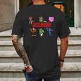 Super Nintendo Shirt Mens Back Print T-shirt Gifts for Men