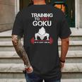 Super Saiyan Goku Training GymShirt T-Shirt Mens Back Print T-shirt Gifts for Men