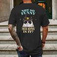 Super State Trooper Cat Not So Funny Meow Is It Gift Mens Back Print T-shirt Gifts for Men