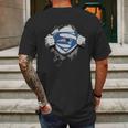 Superman New England Patriots Shirt Mens Back Print T-shirt Gifts for Men