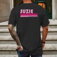 Suzie Name Personalized Retro Vintage 80S 90S Birthday Mens Back Print T-shirt Gifts for Men