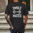 Swole Mates Mens Back Print T-shirt Gifts for Men