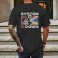 System Of A Down Vinyl Mens Back Print T-shirt Gifts for Men