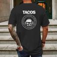 Tacos Ramones Mens Back Print T-shirt Gifts for Men